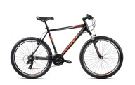 Rower górski Romet Rambler R6.1 26 L(19") czarny/pomarańczowy/czerwony