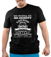 KOSZULKA MĘSKA T-SHIRT Z NADRUKIEM PREZENT DLA KIEROWCY AUTOBUSU PRACA 358