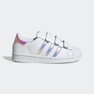 Detská športová obuv Adidas Superstar CF C pohodlná na suchý zips veľ. 31