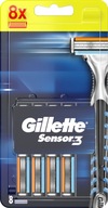 GILLETTE SENSOR3 OSTRZA WYMIENNE 8 SZTUK