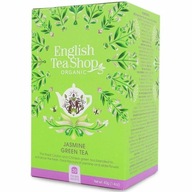 Herbata Zielona z Jaśminem i Czarnym Bzem Bio 40g (20x2g) English Tea Shop