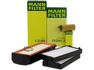 Mann-Filter HU 6004 x Olejový filter + Mann-Filter C 37 009 Vzduchový filter