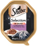 Sheba CAT Selection in Sauce Karma mokra dla kota z cielęciną w sosie 85g