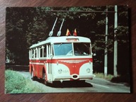 CZECHY trolejbus SKODA 8Tr10 Praha Pardubice 1989