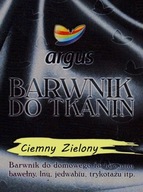 Barwnik do gotowania odzieży ubrań ARGUS C ZIELONY