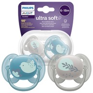 PHILIPS AVENT 2x SMOCZEK ULTRA SOFT ODDYCHAJĄCY ELASTYCZNY MIĘKKI ORT 6-18M