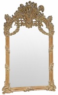 Zrkadlo s Ornamentmi Drevené Zlaté Barokové