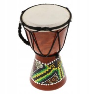 Przenośny tradycyjny afrykański bęben