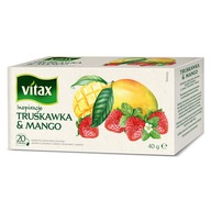 Herbata VITAX 20tb x 2g TRUSKAWKA & MANGO