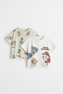 H&M bluzki 74 6-9 2pak bluzki Paw Patrol 2szt