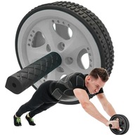 Koło wałek AB Wheel podwójne do ćwiczeń mięśni brzucha