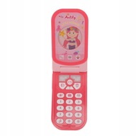JÁTÉK FLIP-FLOP TELEFON GYEREKEKNEK VILÁGÍTÓ TELEFON HANGGAL RÓZSASZÍN