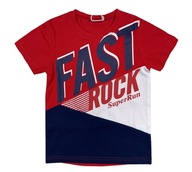 T-SHIRT koszulka FAST r 4 - 98/104 cm RED