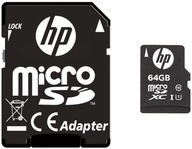 Karta pamięci HP 64GB microSD SDXC CL10 adapter SD