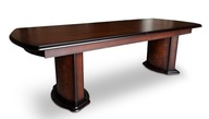 Rozkladací drevený stôl 250/100+2x50cm Dalia