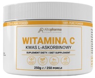 AltoPharma Pure Vitamín C Prášok Kyselina askorbová 250g Imunita Koža