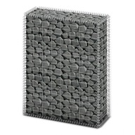 Gabion 100x80x30 cm, stal galwanizowana, oczka 10x5 cm, drut 3,5 mm