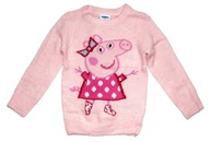 Sweter 116, Świnka Peppa Pig sweterek