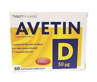 Avetin D 50 µg, 60 kapsúl