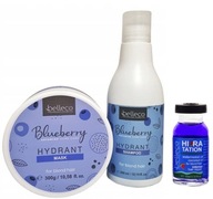 BELLECO Blueberry zestaw po nano dla blond szampon+maska 2x300ml + AMPUŁKA