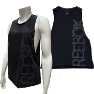 REEBOK Y MUSCLE damski top na siłownię fitness sportowy koszulka bluzka S