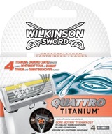 Wilkinson Quattro Titanium Diamond wkłady 4szt b-p