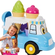 Nákladné auto so zmrzlinou 26 cm formičky do piesku zmrzlina hračka na pieskovisko