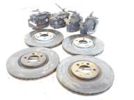 KPL calipers caliper discs KOMPLET front rear part AUDI A1 S1 8X 2.0 TFSI SWAP