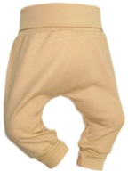 PÓŁŚPIOCHY BEZ STÓP SPODNIE BAGGY 86 BEIGE /33/