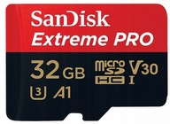 Karta micro SD 32 GB SanDisk Extreme PRO adapter