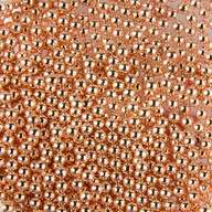 Perličky na nechty LUX ružovo zlaté 1,2 mm