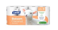 Lambi Balzam coconut Toaletný papier, 8 roliek