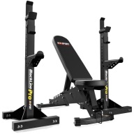 Напівпрофесійна лава + стійки для вправ KSG018