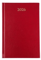 NAPTÁR NAPI HATÁRIDŐNAPLÓ A5 2026 BORDÓ ARTSEZON