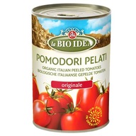 POMIDORY PELATI BEZ SKÓRY BIO 400 g (240 g) (PUSZKA) - LA BIO IDEA