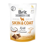 Brit Care Snack Skin Coat pre psov 150g