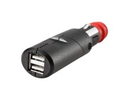 ŁADOWARKA 12V GNIAZDO ZAPALNICZKI ADAPTER DIN, POD