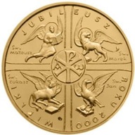 2 PLN 2000 – mincovňa Veľké jubileum roku 2000 (UNC)