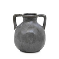 Váza STELO keramická s držadlami 13x13x15 cm HOMLA