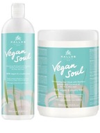 Kallos Vegan Soul objemový šampón + maska na vlasy 1000 ml