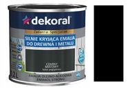 DEKORAL SMALT EMAKOL STRONG 0,2L ČIERNY MAT 9005