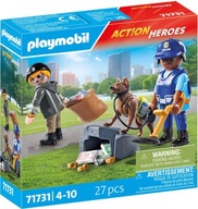 PLAYMOBIL 71731 ACTION HEROES Nyomkereső kutya