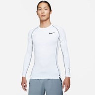 XXL Tričko Nike Nike Tight Top LS DD1990 100 biele XXL