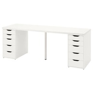 IKEA LAGKAPTEN ALEX Biurko biały 200x60 cm