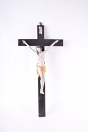 Chrystus na krzyżu k. XIX wieku 62x30cm