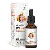 Vitamín D3 Junior 800IU kvapky 30ml Aura Herbals