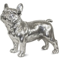 Strieborná figúrka pes buldog ozdoba dekorácia ako darček