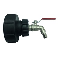 Výmena konektora kohútika adaptéra nádrže IBC (100 mm hrubý 16 mm)