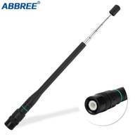 ABBREE Dual Band High Gain BNC AR-775 Telescopic Walkie Talkie Antenna