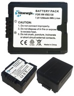 MARKOWA BATERIA AKU. do PANASONIC VW-VBG130 VW-VBG260 VW-VBG070 1000MAH